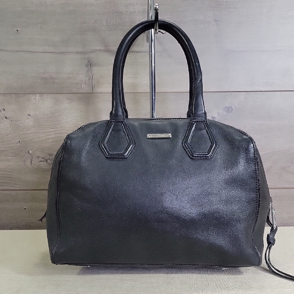 Rebecca Minkoff Black Leather Handbag - Picture 1 of 12